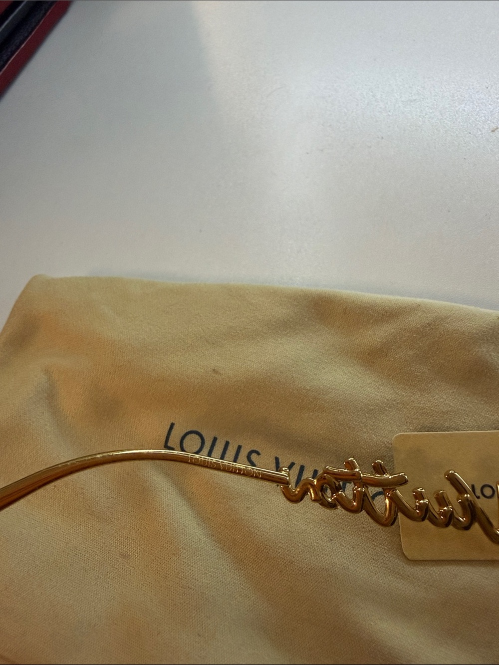 Louis Vuitton Lv script metal round sunglasses - Picture 10 of 10